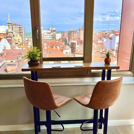 El Mirador Del Centro Daire Gijón Dış mekan fotoğraf